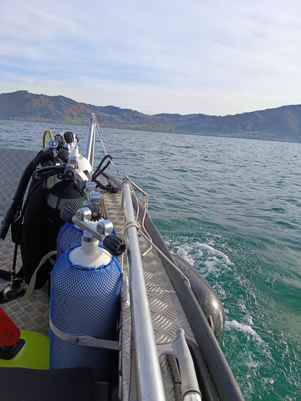 Eindruck von der Bootstour zum Abschluss