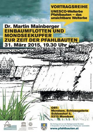 Plakat zum Vortrag von Dr. Martin Mainberger